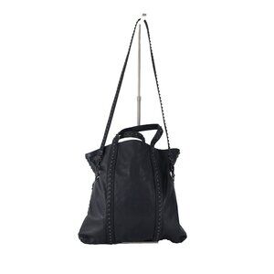Bottega Veneta Purse $1,999 16 x 15 x 1 Navy Blue Gunmetal Leather Purse